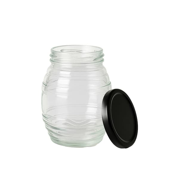 UL glasburk 100ml för honung, sylt, kryddor, presentglasbehållare