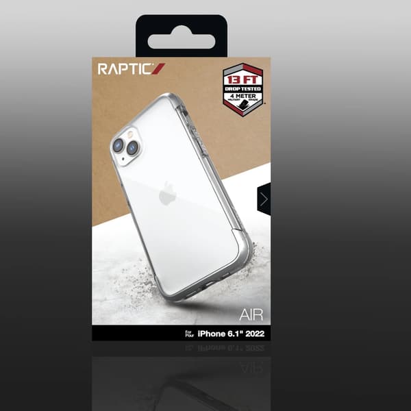 Raptic X-Doria Air Case iPhone 14 pansret cover sølv