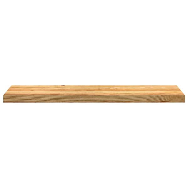 vidaXL trappetrin, 2 stk. brun 100x25x2 cm massivt egetræ