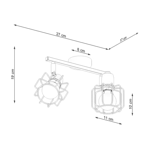 SAPPOX 2 E14 LOFTSLAMPE HVID LUMILO 11.123.12