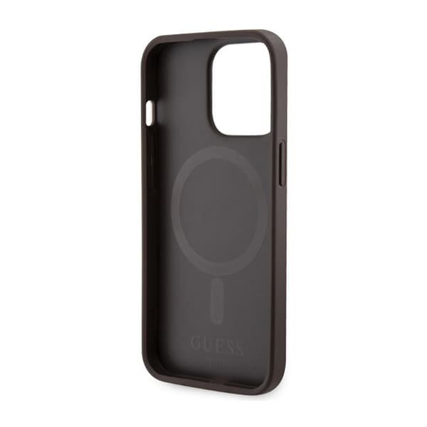 Guess 4G Printed Stripes MagSafe - iPhone 13 Pro Max cover (brun)