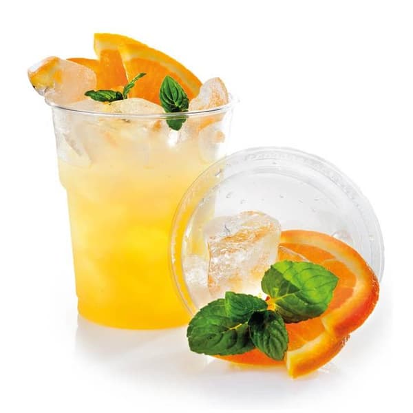 Plastik smoothie kop diameter 95mm 400ml 50stk