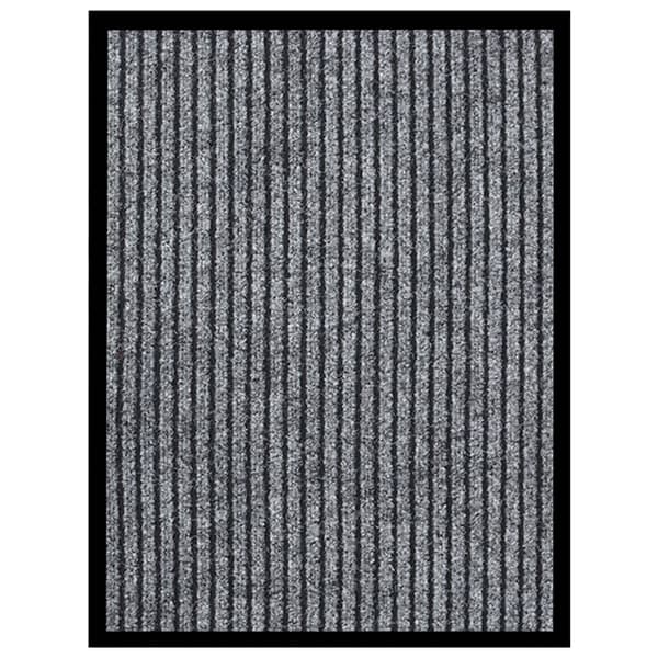 vidaXL Ovimatto, uurrettu, harmaa, 40x60 cm