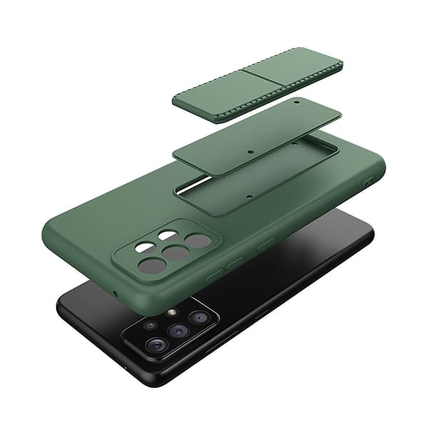 Wozinsky Kickstand Case silikone cover med stativ Xiaomi Redmi Note 11 Pro cover sort