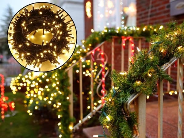 Julgransbelysning 500 LED Varm (40)