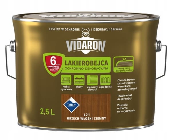 Tumman pähkinän petsa L21 2,5 l