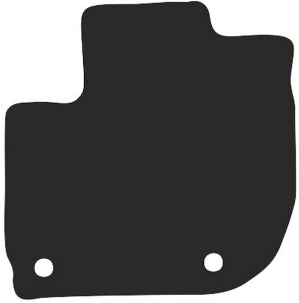 Polyamid førermåtte til Honda Jazz IV hatchback 2015- med gummibagside