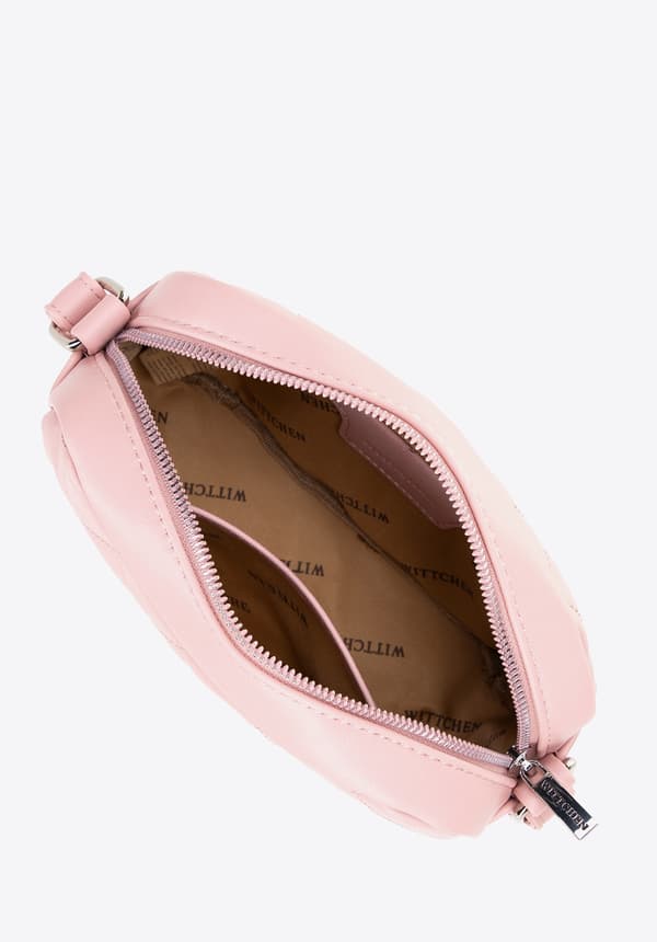 Wittchen dam crossbody-väska i imitationsläder rosa