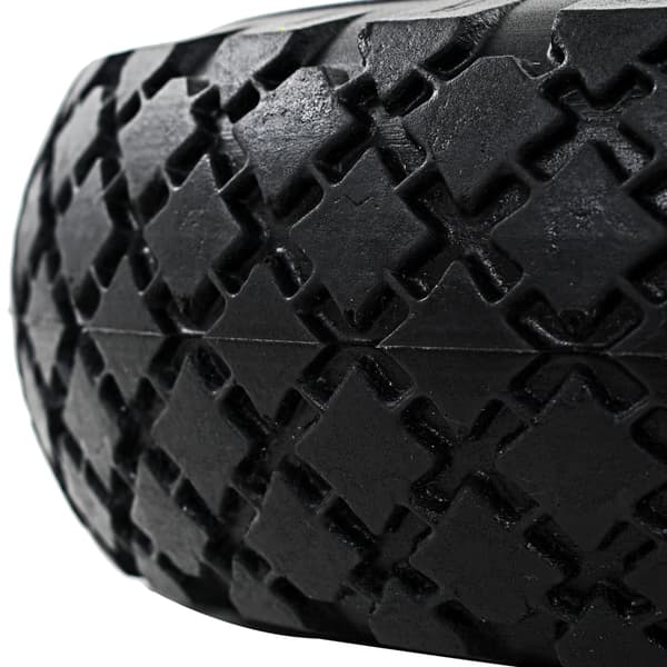 vidaXL transportvognshjul, 2 stk., massive, polyuretan, 3,00-4