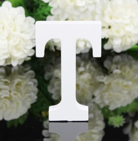 Puinen kirjain "T", 16 cm, 1 kpl.
