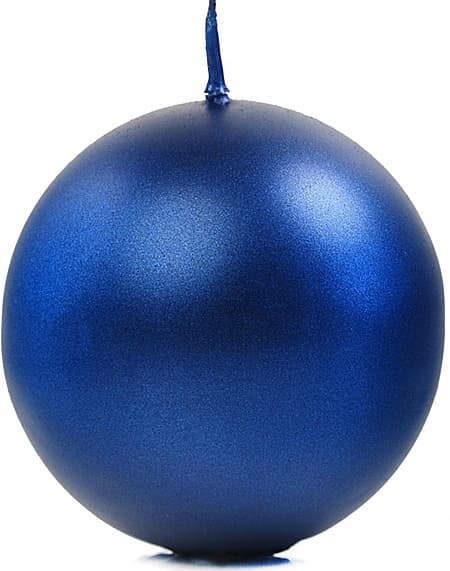 Sphere ljus metallisk marinblå 80 cm 1 st.