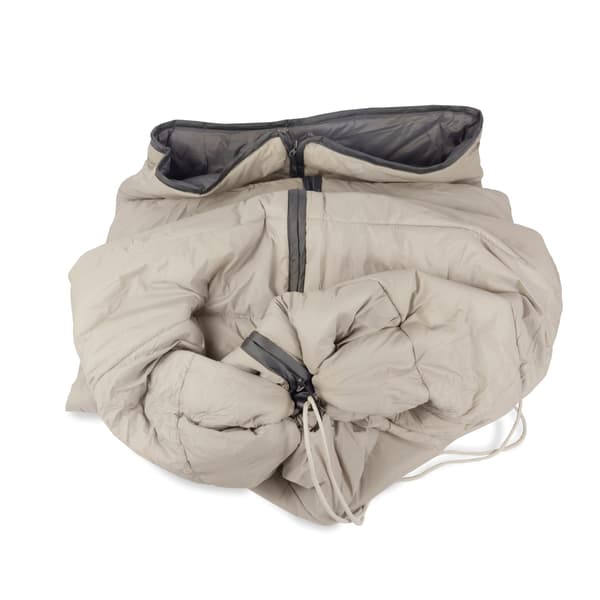 OFFLANDER CAMPINGPONCHO ISOLERAD VATTENTÄT KHAKI