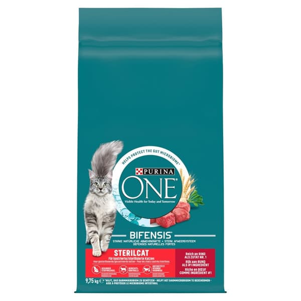 PURINA ONE Sterilcat tørfoder til katte 9,75 kg oksekød