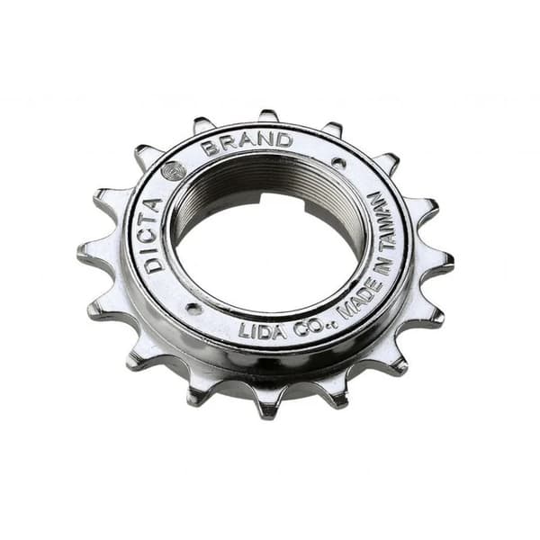 Frihjul 1-växlat 16T Skruvmontering 1/8 BSA Silver