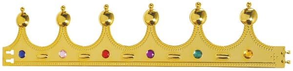 Drottning Kung Prinsessa Guld Barnkrona