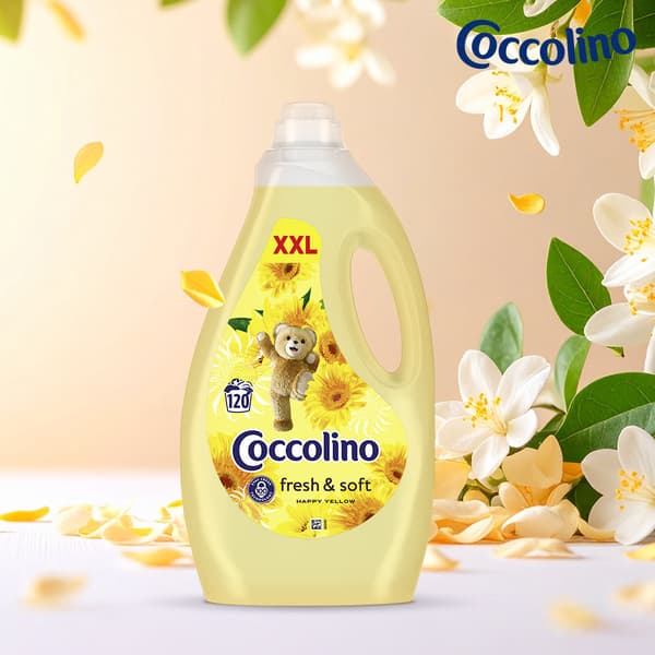 619908 Coccolino 3L Friske&Bløde Glad Gul