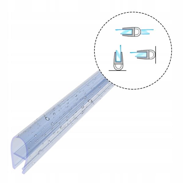 Pakning til brusekabine DK04 6mm-7mm 10cm