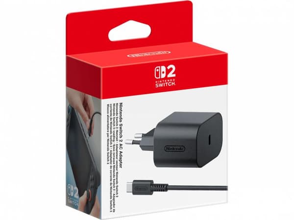 Nintendo Switch 2 Nätadapter Svart