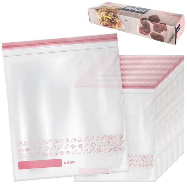Ziplock-matpåsar 34x27 cm 25 st.
