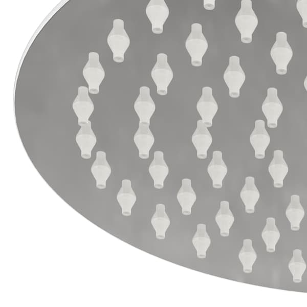 vidaXL regnbruserhoved 304 rustfrit stål 20 cm rundt