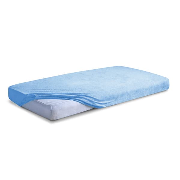 Frottélagen med elastik PREMIUM 60x120x10 Himmelblå
