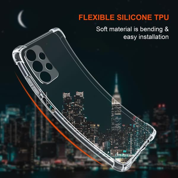 COVER TIL SAMSUNG GALAXY A23 5G/4G BAGCODE + 3x HÆRDET GLAS