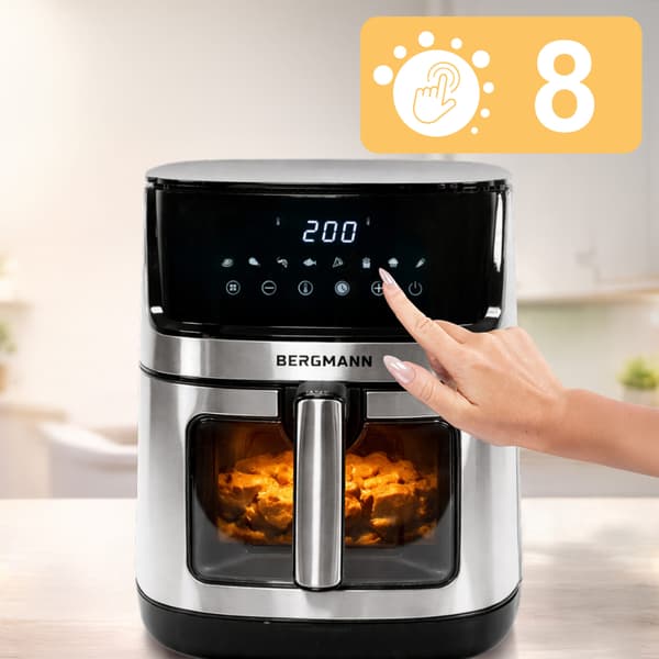 Bergmann YO 1 luftfritös 7,5 l 2000 W