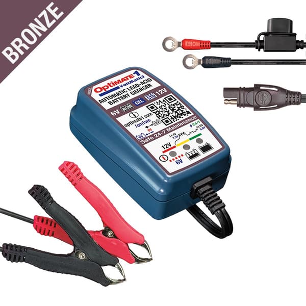 Optimate akkuvaraus Optimate 1 Voltmatic 6V/12V 0,6A 2-28Ah STD/AGM/GEL SAE