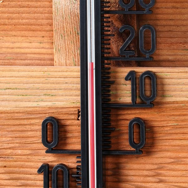 Utomhustermometer svart 27 cm