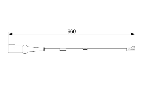 SLITSENSOR BROMSBELÄGG 1987473575 BOSCH
