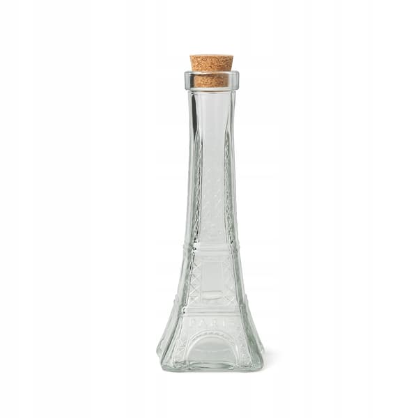5x Paris Tower glasflaskor 200ml karaff för alkohol vin bröllopspresent