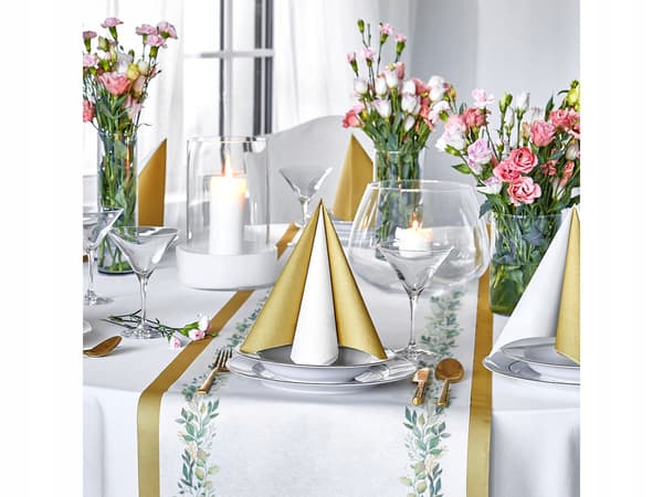 Dop Dopset Bordlöpare Servetter Fickor Eukalyptus Boho
