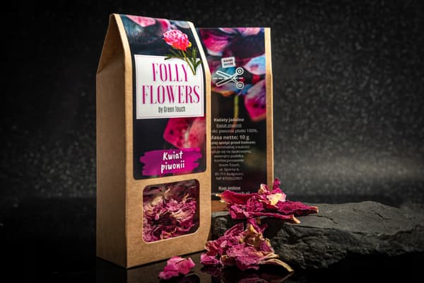 Spiselige tørrede pæonblomsterskeletter 10g