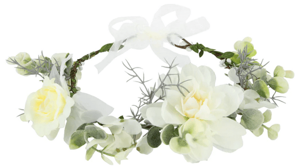 Pannband Krans Huvud Blommor Möhippa Boho