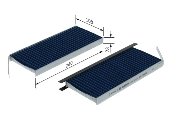 KUPEFILTER 0986628653 BOSCH