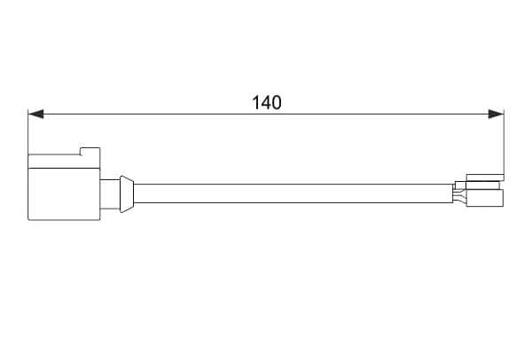 BREMSEKLODSER SLIDSENSOR 1987474566 BOSCH