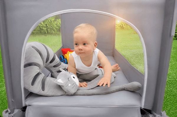 Honey Bunny foldbar rejseseng + taske