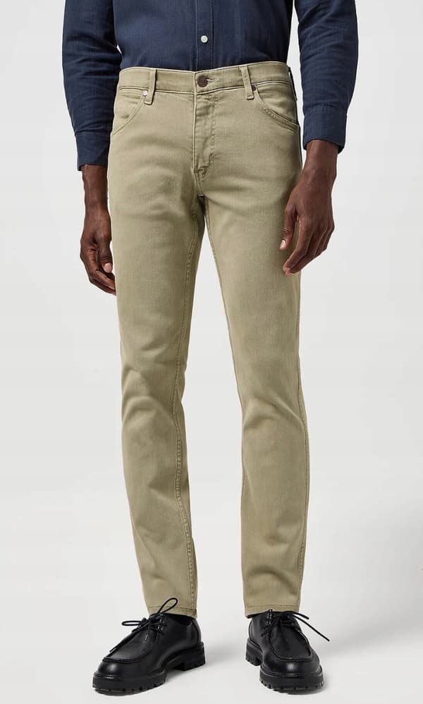 Wrangler Frontier Khaki irtonainen vihreä kangashousut W32 L32