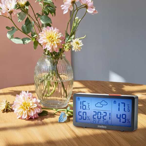METEO-sääasema Kosteusmittari Säälämpömittari Kello SP203