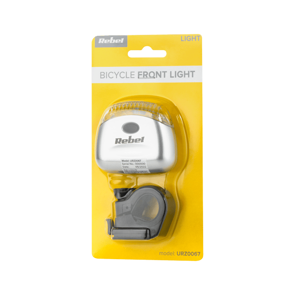 Rebel LED etuvalo 3-tilaa 2xAAA paristoilla