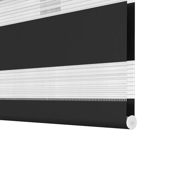 Zebra rullegardin (60 x 120 cm) sort