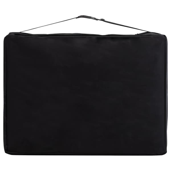 vidaXL foldbart massagebord 2-zoner træ pink