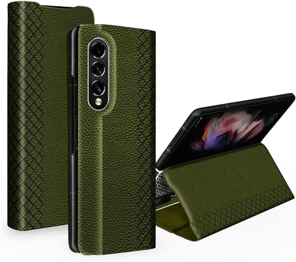 MAGNETISK GRØNT ETUI TIL SAMSUNG GALAXY Z FOLD 3