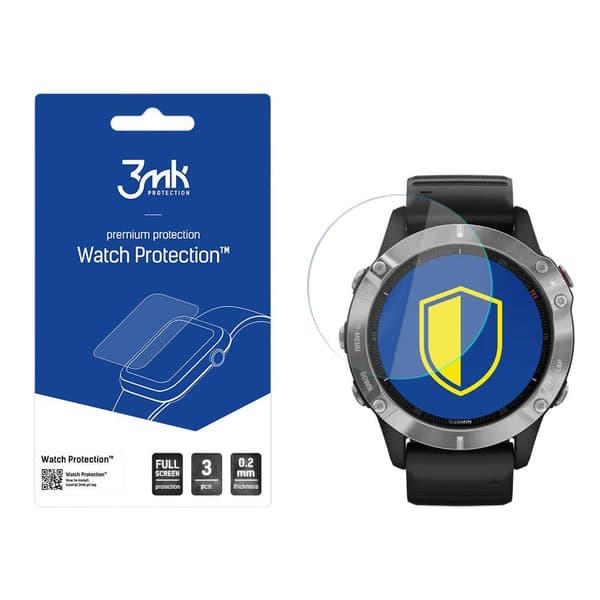 Garmin Fenix 6 - 3mk Kellonsuoja FlexibleGlass
