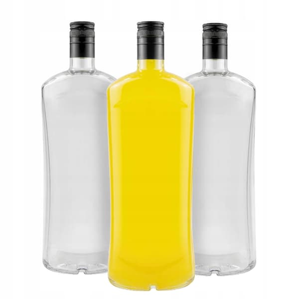 SET 30x DIVA-flaska 1000ml glasflaskor för månskenslikör bröllop 1L
