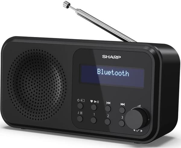 Sharp Tokyo DR-P421 bærbar radio sort