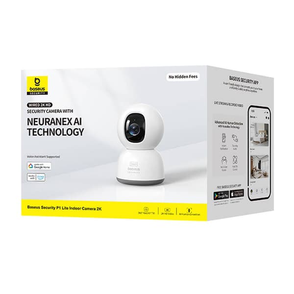 Baseus P1 Lite 2K Indendørskamera (Hvid)