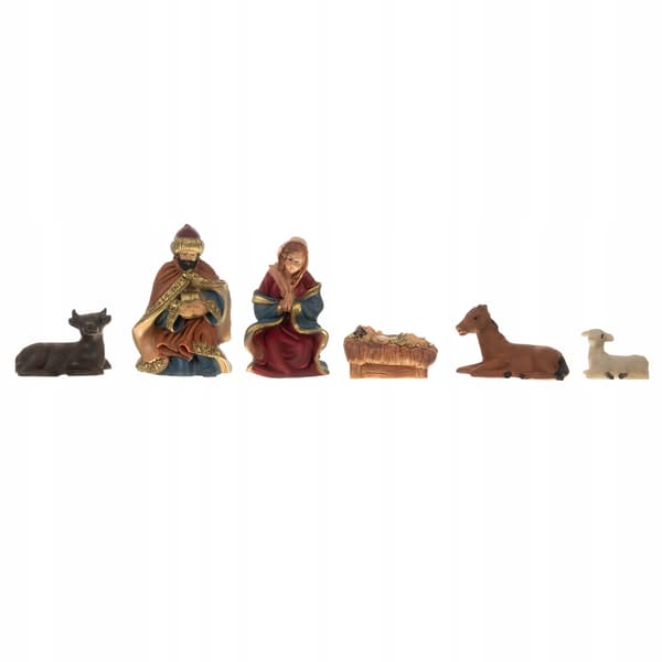 Figurer til julekrybbefiguren Figurer 10 stk. Julekrybbe