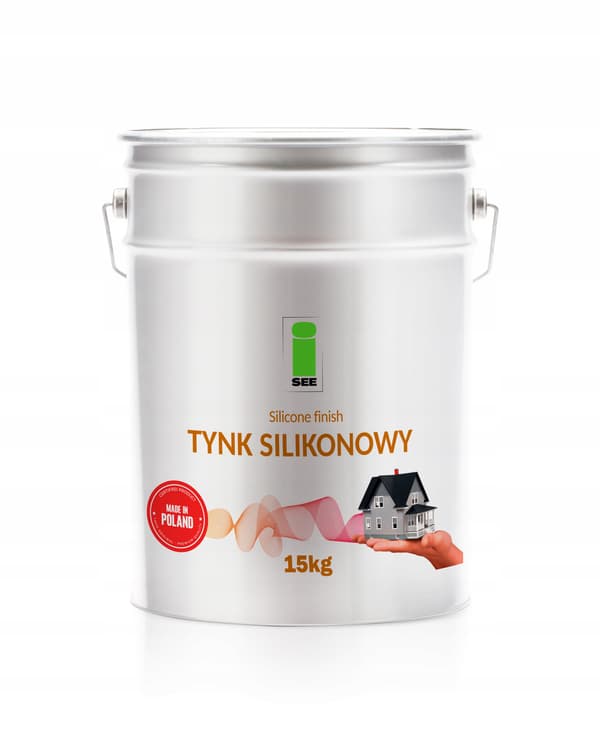 Utvändig silikonfasadputs varm grå 1,5 mm premium 15 kg