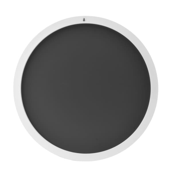 Rund skandinavisk träspegel 60 cm vit BD art
